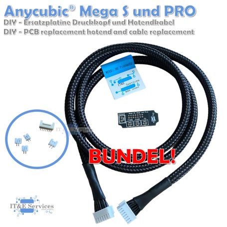 Anycubic® Mega (S und PRO) - Ersatzplatine DIY - Switch Hotend - Ersatzkabel