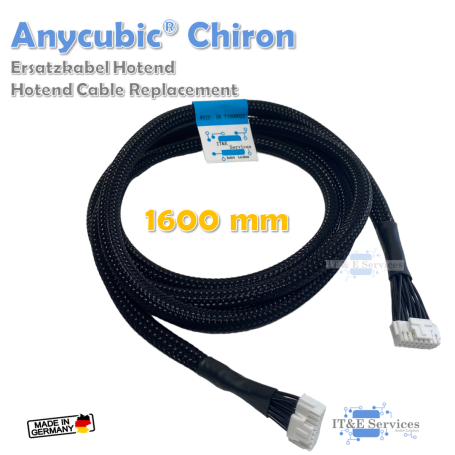 IT&E Services | Anycubic® Chiron - Hotend Ersatzkabel 1600mm - 3D Drucker